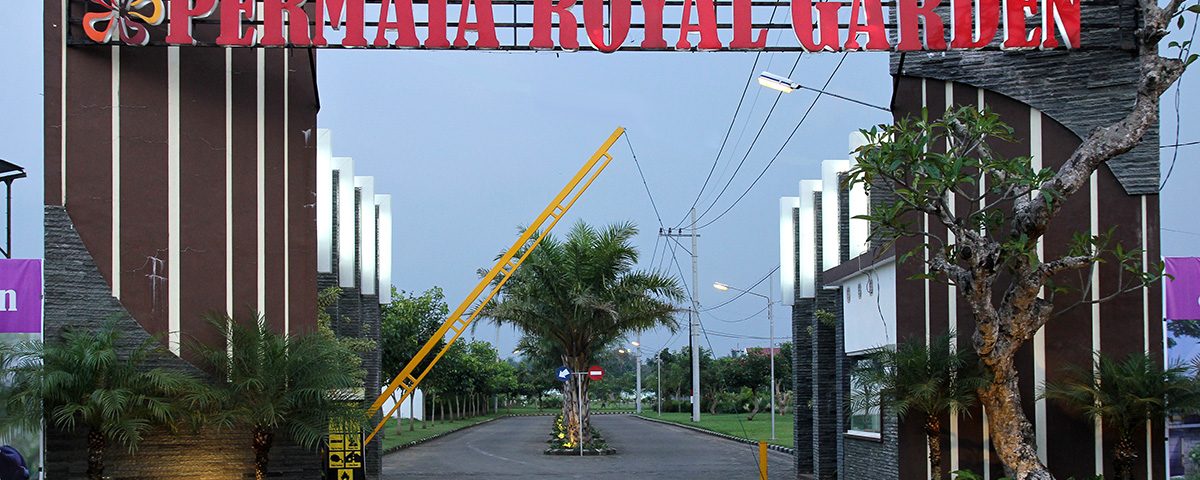 Gerbang Utama One Gate System - Permata Royal Garden